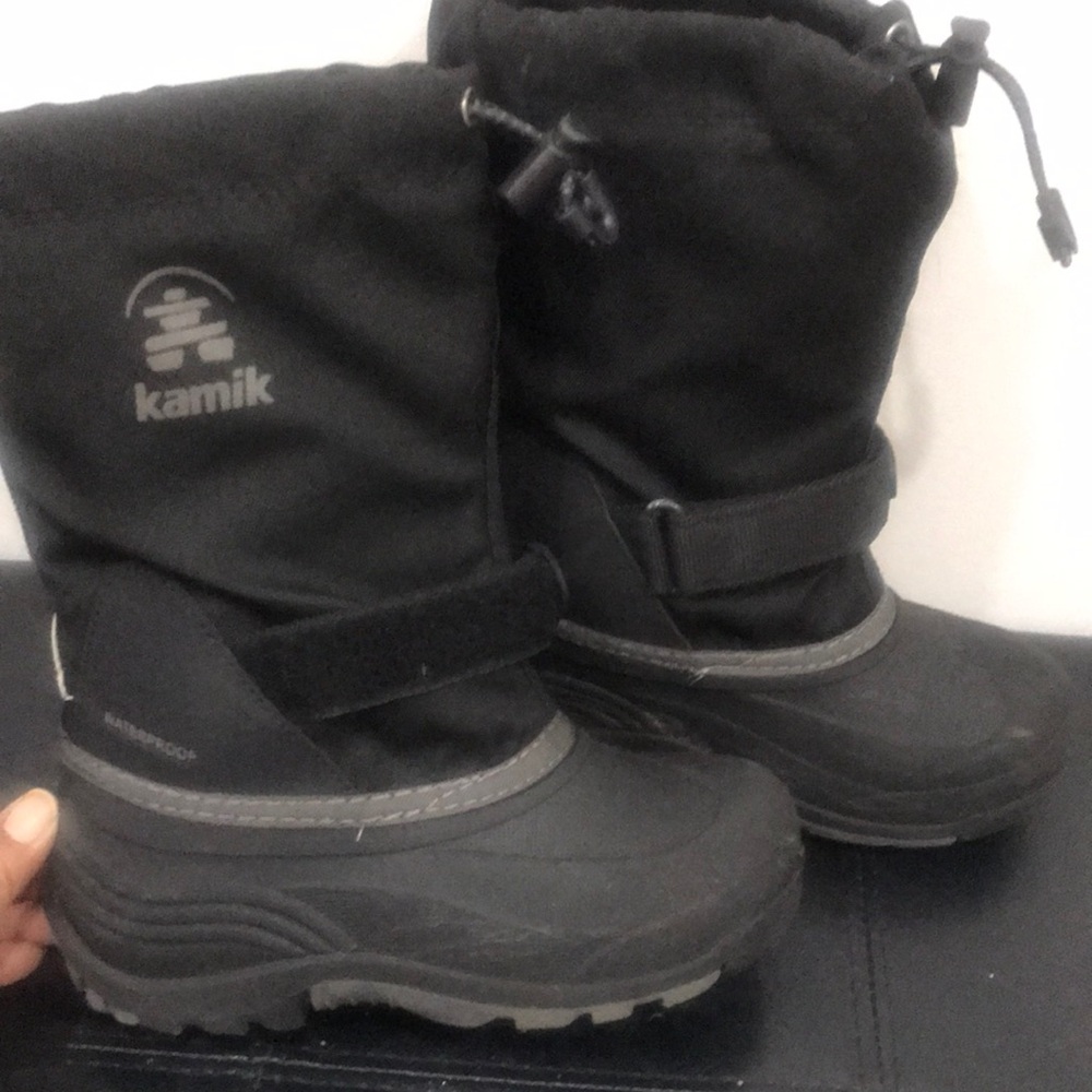 Kamik Black Kids Boots